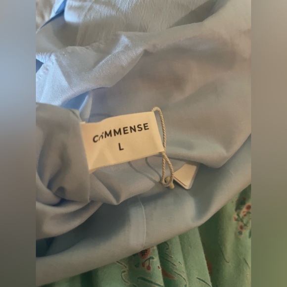 Commense Crisscross Cutout Halter Split Knit Long Dress - Picture 3 of 4